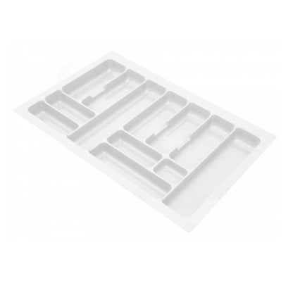 Portaposate per cassetti 300-1000mm - Profondità: 490mm - Bianco Cutlery Tray NTP 800mm 