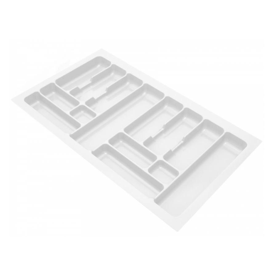 Portaposate per cassetti 300-1000mm - Profondità: 490mm - Bianco Cutlery Tray NTP 900mm 