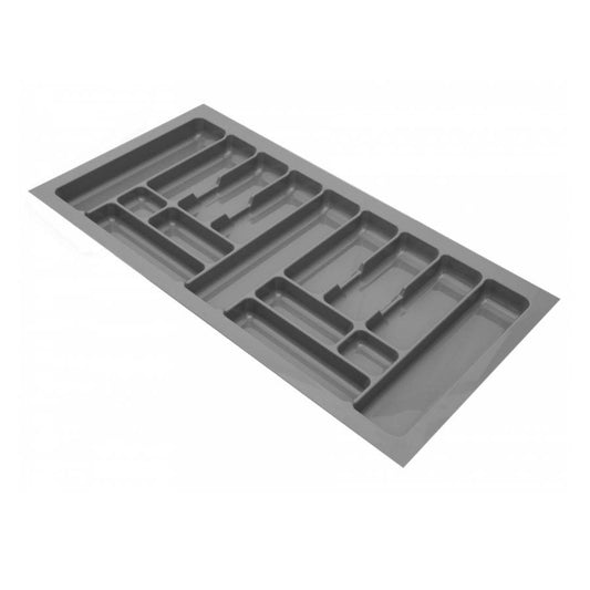 Portaposate per cassetti 300-1200mm - Profondità: 490mm - Metallico Cutlery Tray NTP 1000mm 