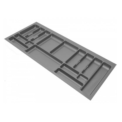 Portaposate per cassetti 300-1200mm - Profondità: 490mm - Metallico Cutlery Tray NTP 1200mm 