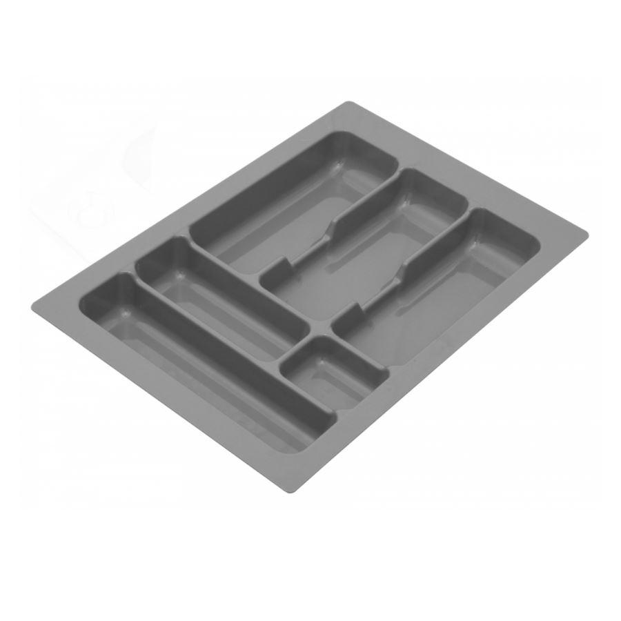Portaposate per cassetti 300-1200mm - Profondità: 490mm - Metallico Cutlery Tray NTP 400mm 