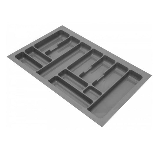 Portaposate per cassetti 300-1200mm - Profondità: 490mm - Metallico Cutlery Tray NTP 800mm 