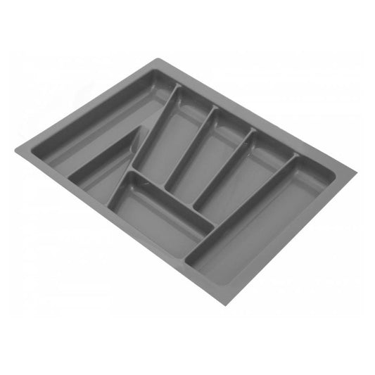 Portaposate per cassetti 300-900mm - Profondità: 430mm - Metallico Cutlery Tray NTP 600mm 