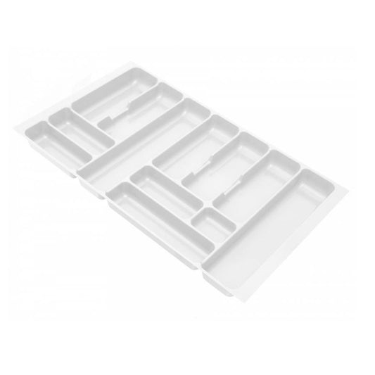 Portaposate per cassetti 700-800mm - Profondità: 430mm - Bianco Cutlery Tray NTP 800mm 