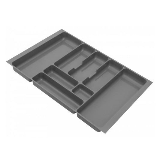 Portaposate per cassetti 700-800mm - Profondità: 430mm - Metallico Cutlery Tray NTP 700mm 