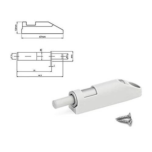 Push Pull per Ante Faggio + adattatore (10 pezzi) Dampers Furnica 