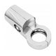 Supporto mezzo tipo-S per asta appendiabiti 25mm - Cromo NTP 