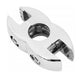 Supporto per asta appendiabiti 25mm - Cromo (con inserti) NTP 