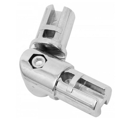 Supporto per asta appendiabiti 25mm - Cromo NTP 