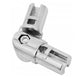 Supporto per asta appendiabiti 25mm - Cromo NTP 