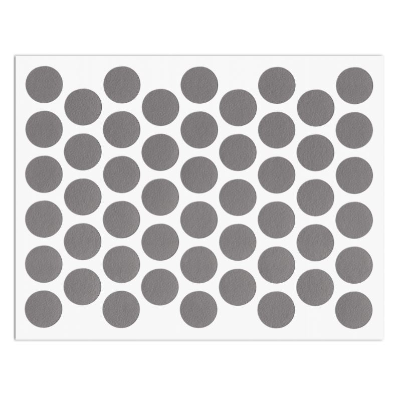Tappi coprivite adesivi - Grigio scuro Ø14 NTP 