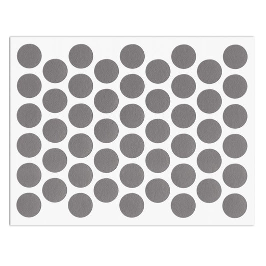 Tappi coprivite adesivi - Grigio scuro Ø14 NTP 