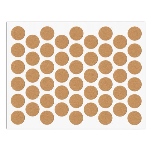 Tappi coprivite adesivi - Marrone chiaro Ø14 NTP 