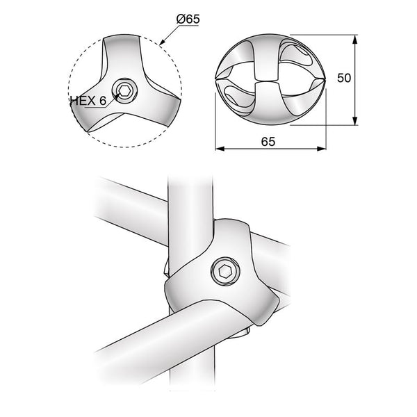 Connettori Per Asta Di Spinta M2x55 Mm – Acciaio Inox 304, 5 Pezzi – Uxcell